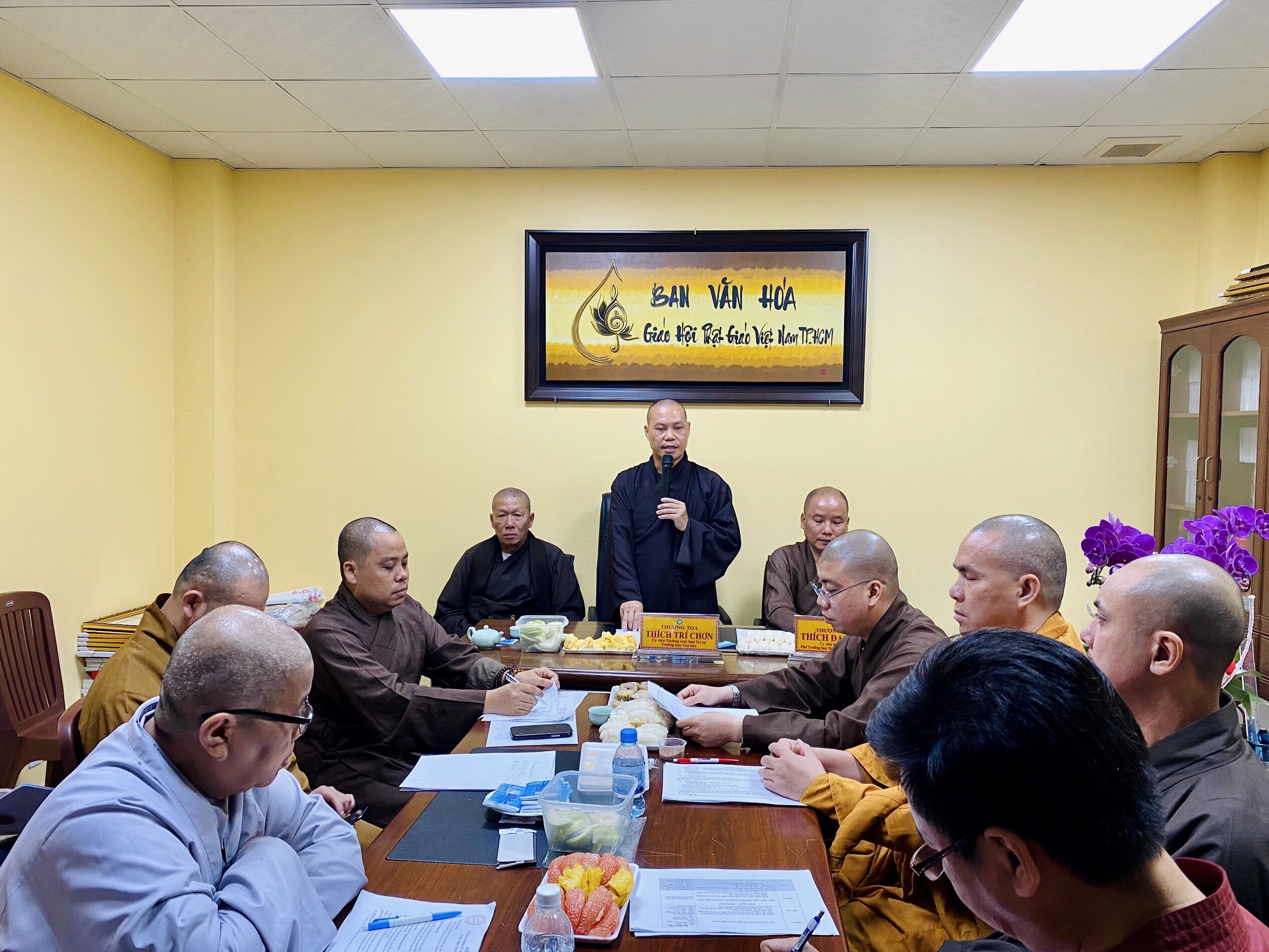 TP.HCM: Ban Văn hoá Phật giáo thành phố họp sơ kết 6 tháng đầu năm và kế hoạch cuộc thi: “Nguyện làm con thảo”.