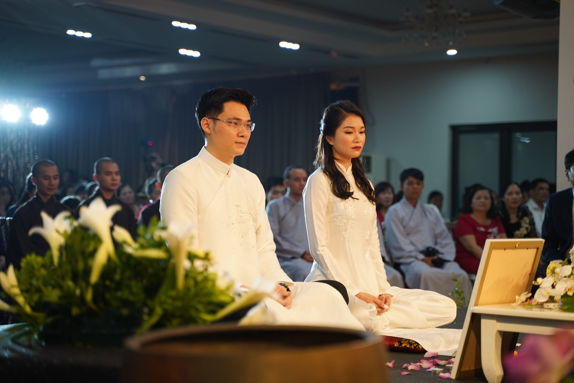 Hà Nội: Lễ Hằng Thuận cho Phật tử Khánh Phúc Lợi và An Tuệ Diễm