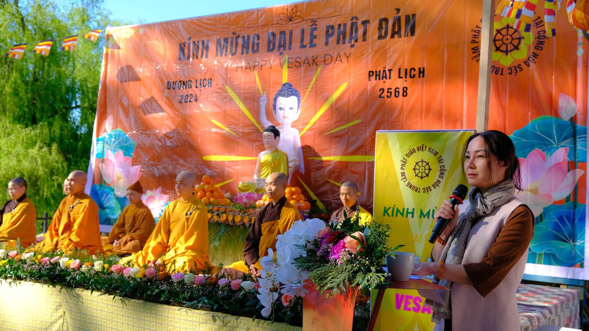 Chùa Giác Minh Cộng hòa Séc trang nghiêm tổ chức đại lễ Phật đản PL 2568- DL 2024. 