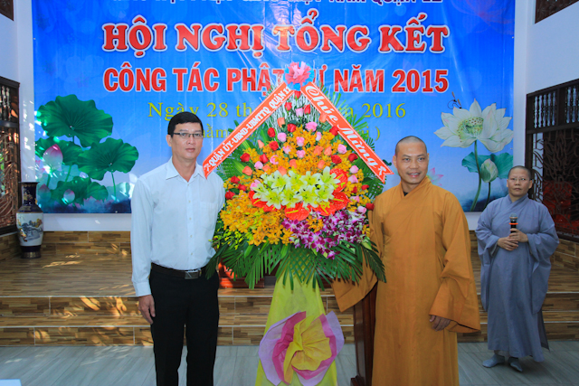 GHPGVN Q.12 Tổ chức Hội nghị Tổng kết  Công tác Phật sự năm 2015